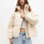 کاپشن یقه ایستاده زنانه پل اندبیرPull & Bear coat2